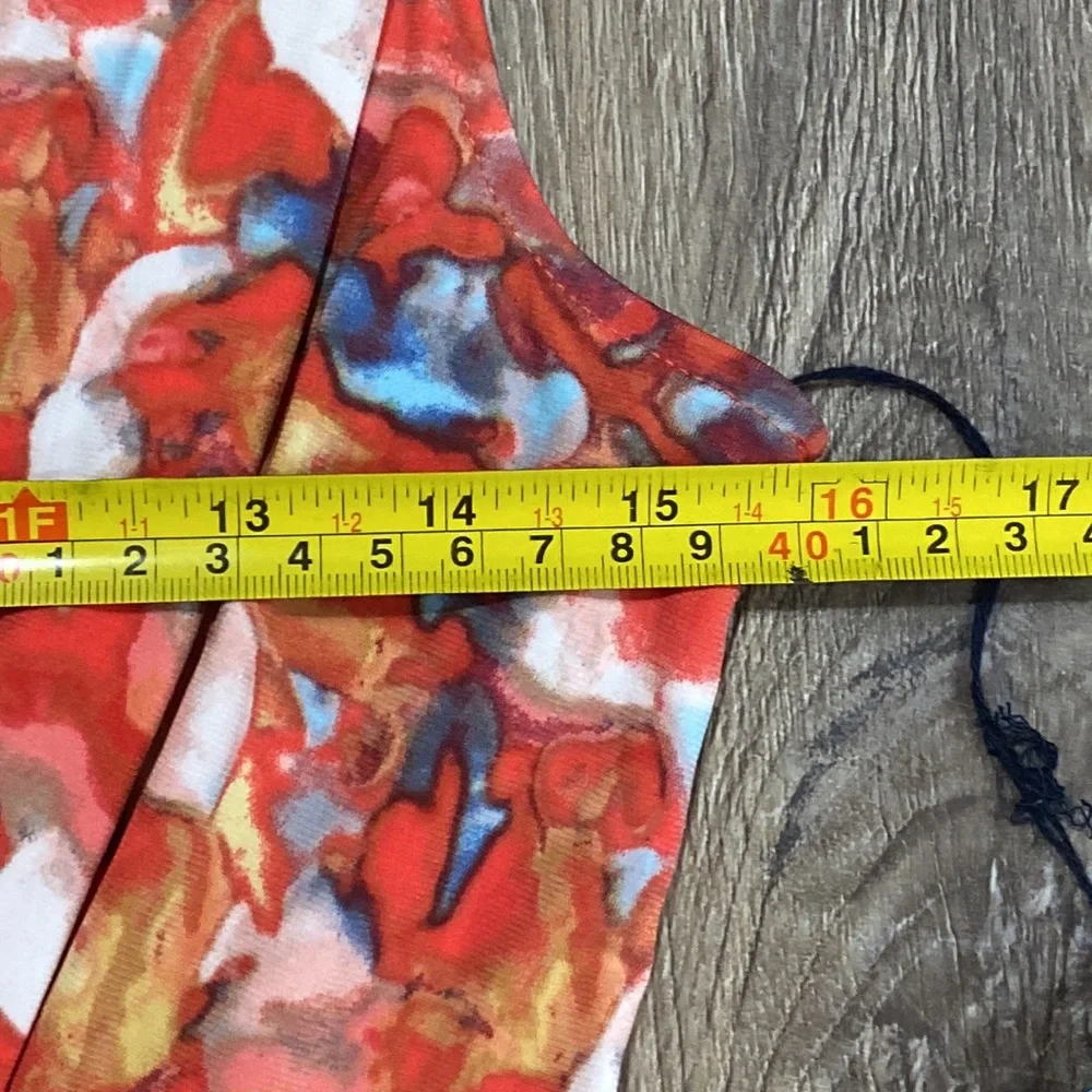 NWT SIMPLY VERA WANG Coral Pink Floral Midi Dress XS - Picture 9 of 13